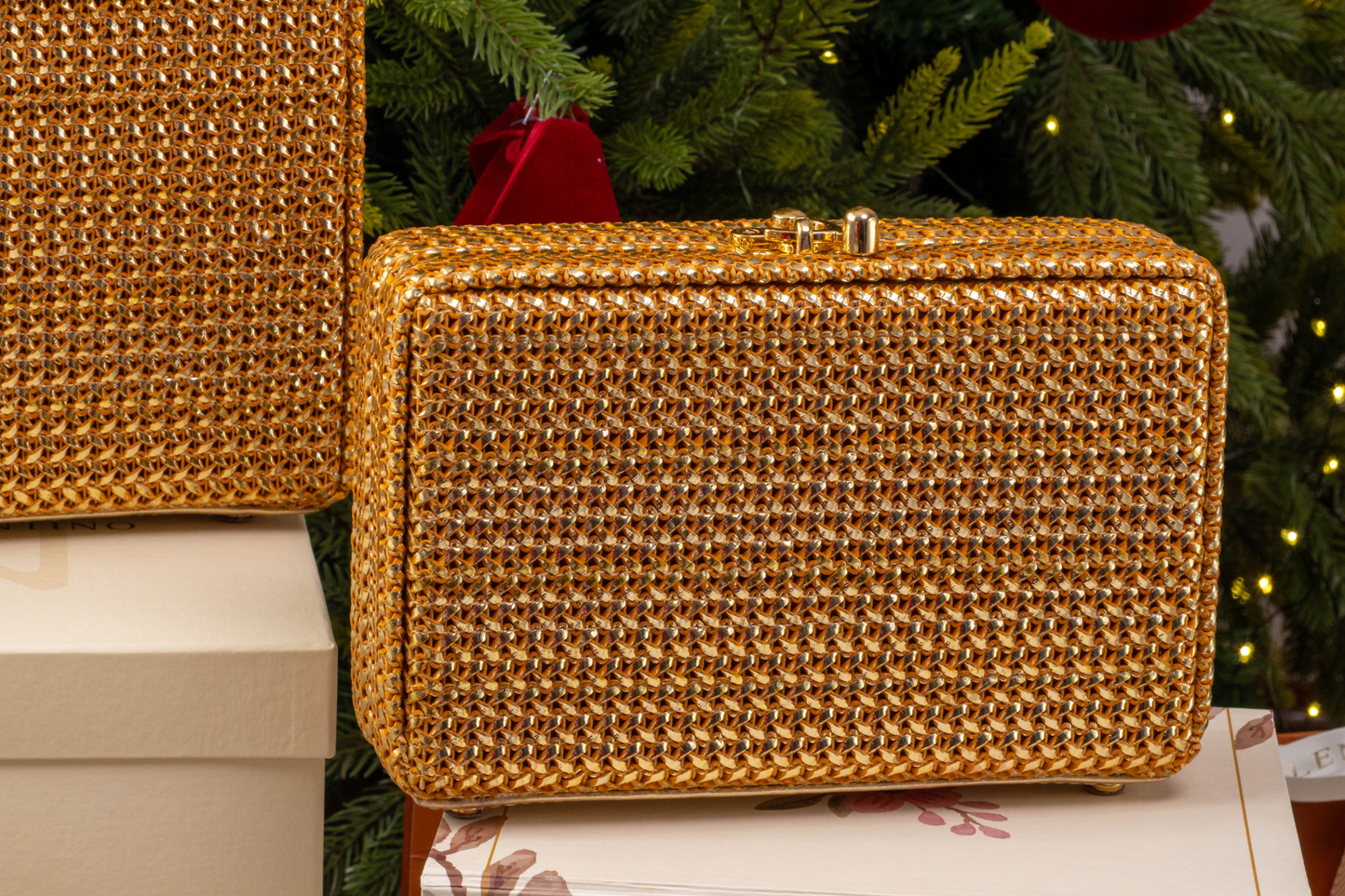 Bolsa Amélia Dourada