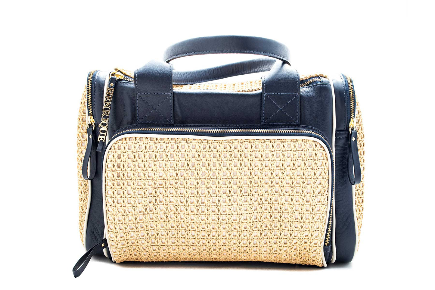 Bolsa Maternidade Azul Marinho c/ Off-White
