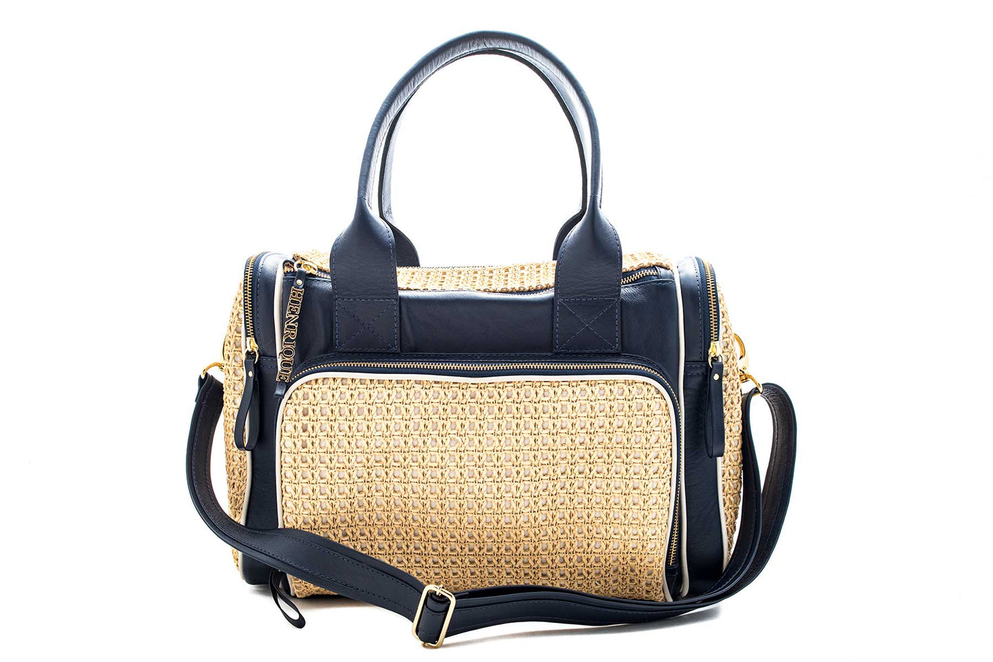 Bolsa Maternidade Azul Marinho c/ Off-White