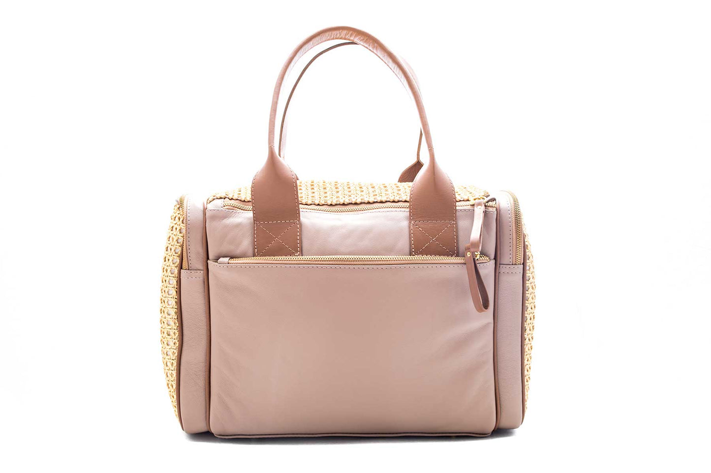 Bolsa Maternidade Bege Claro c/ Caramelo