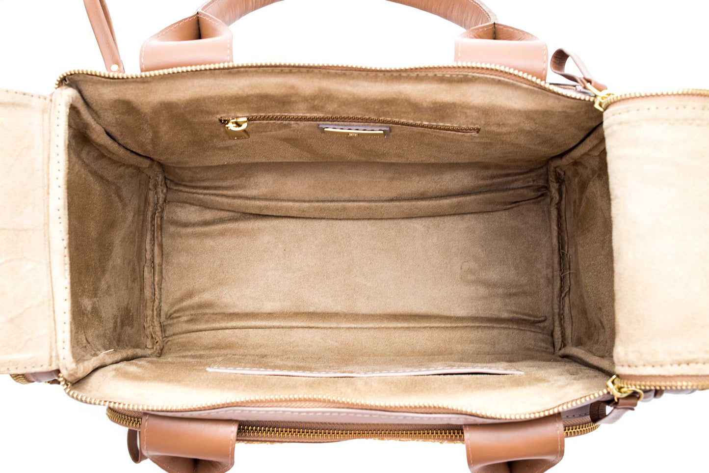 Bolsa Maternidade Bege Claro c/ Caramelo