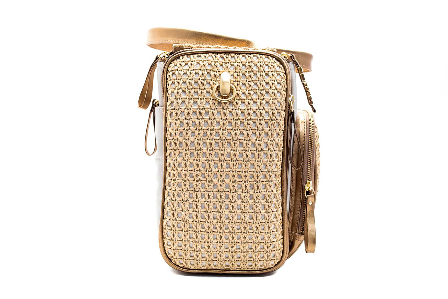Bolsa Maternidade Bronze c/ Off-White