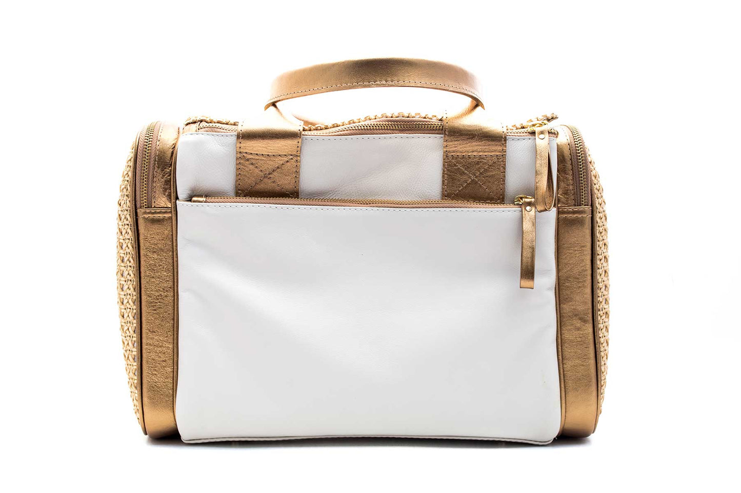 Bolsa Maternidade Bronze c/ Off-White