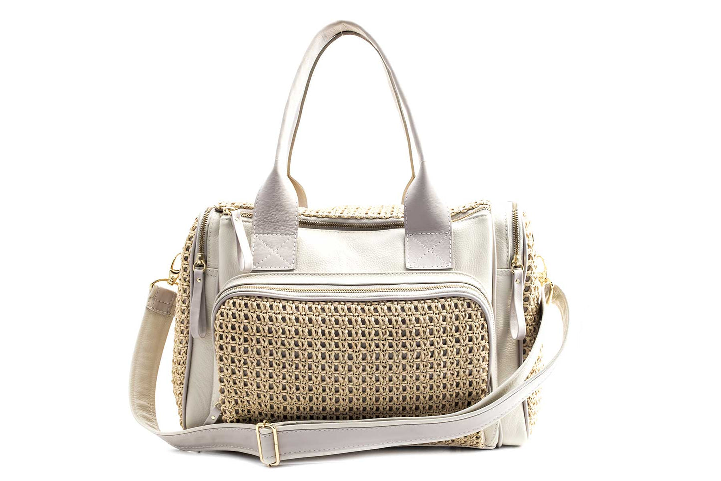 Bolsa Maternidade Off White c/ Creme