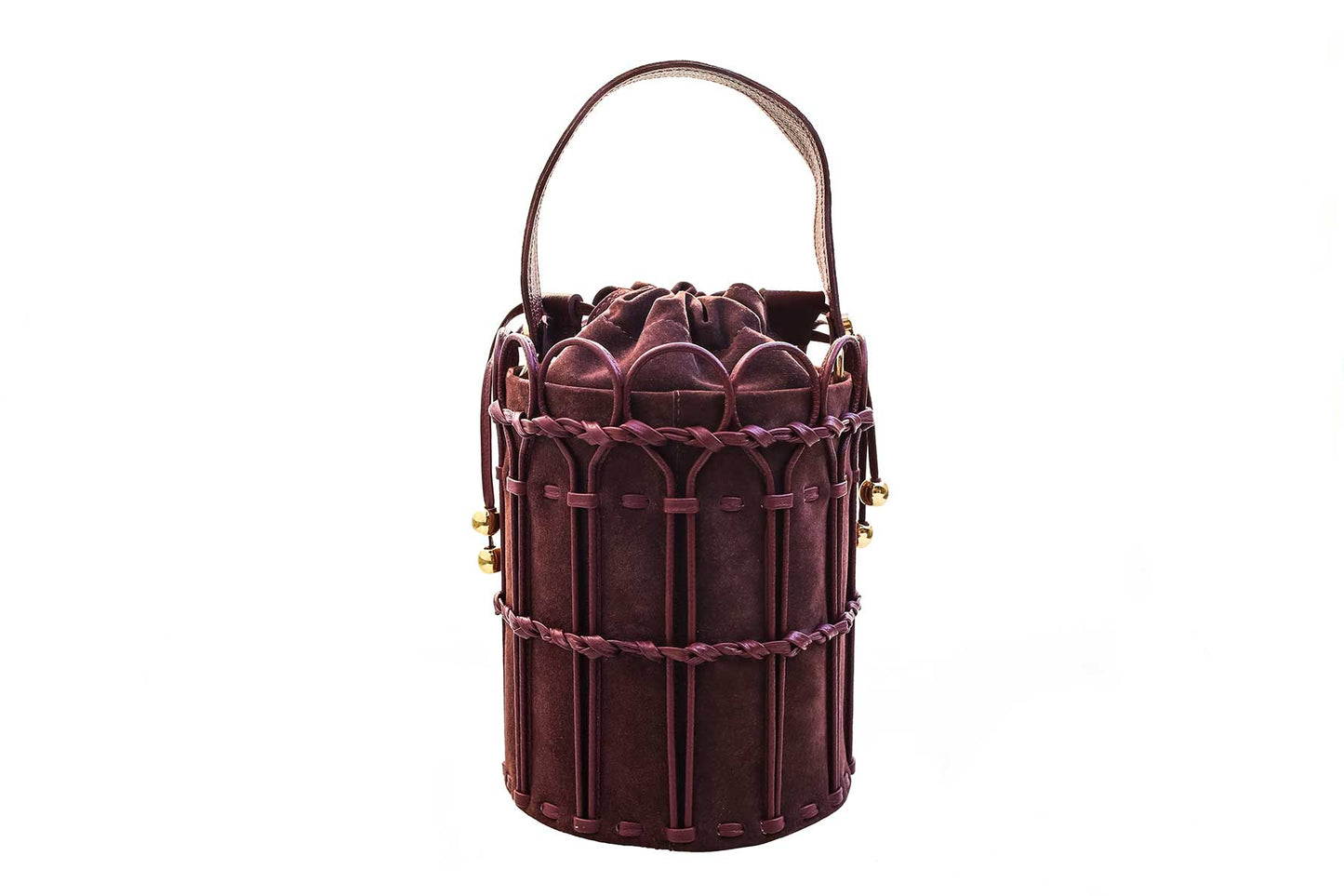 Bolsa Allegra Camurça Bordô