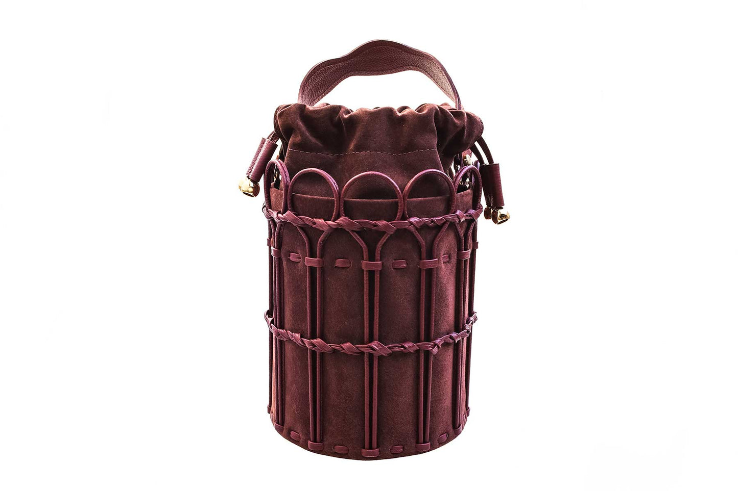 Bolsa Allegra Camurça Bordô