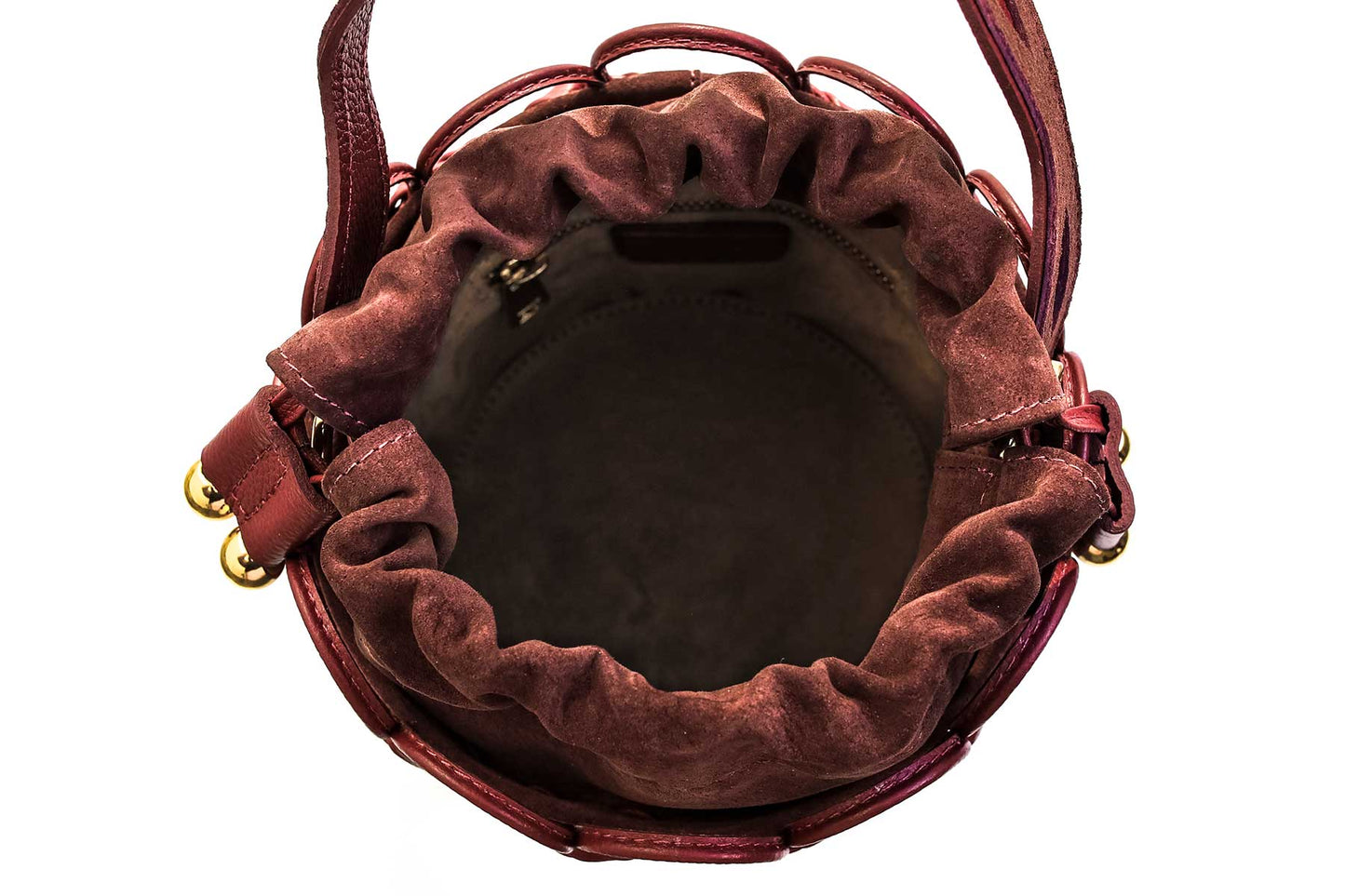 Bolsa Allegra Camurça Bordô