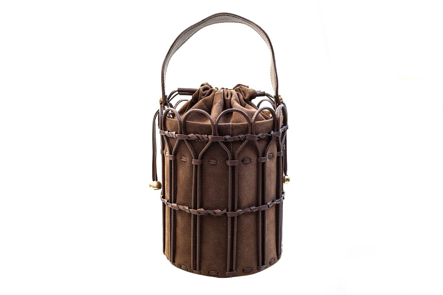 Bolsa Allegra Camurça Caramelo