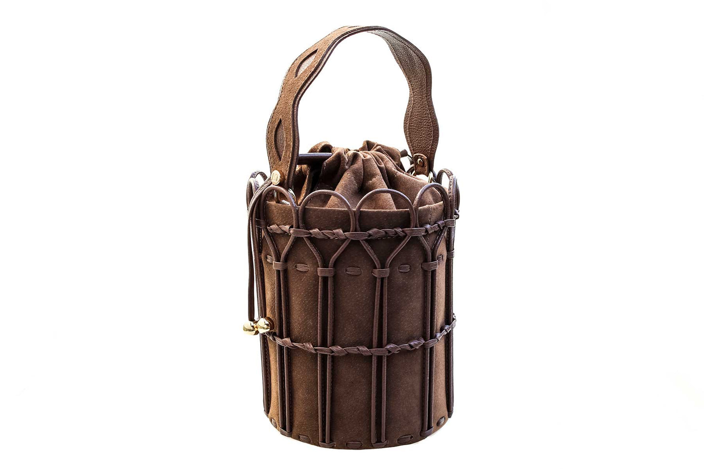 Bolsa Allegra Camurça Caramelo