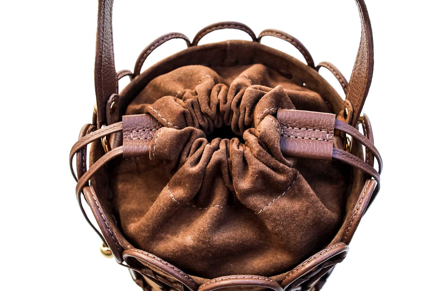 Bolsa Allegra Camurça Caramelo