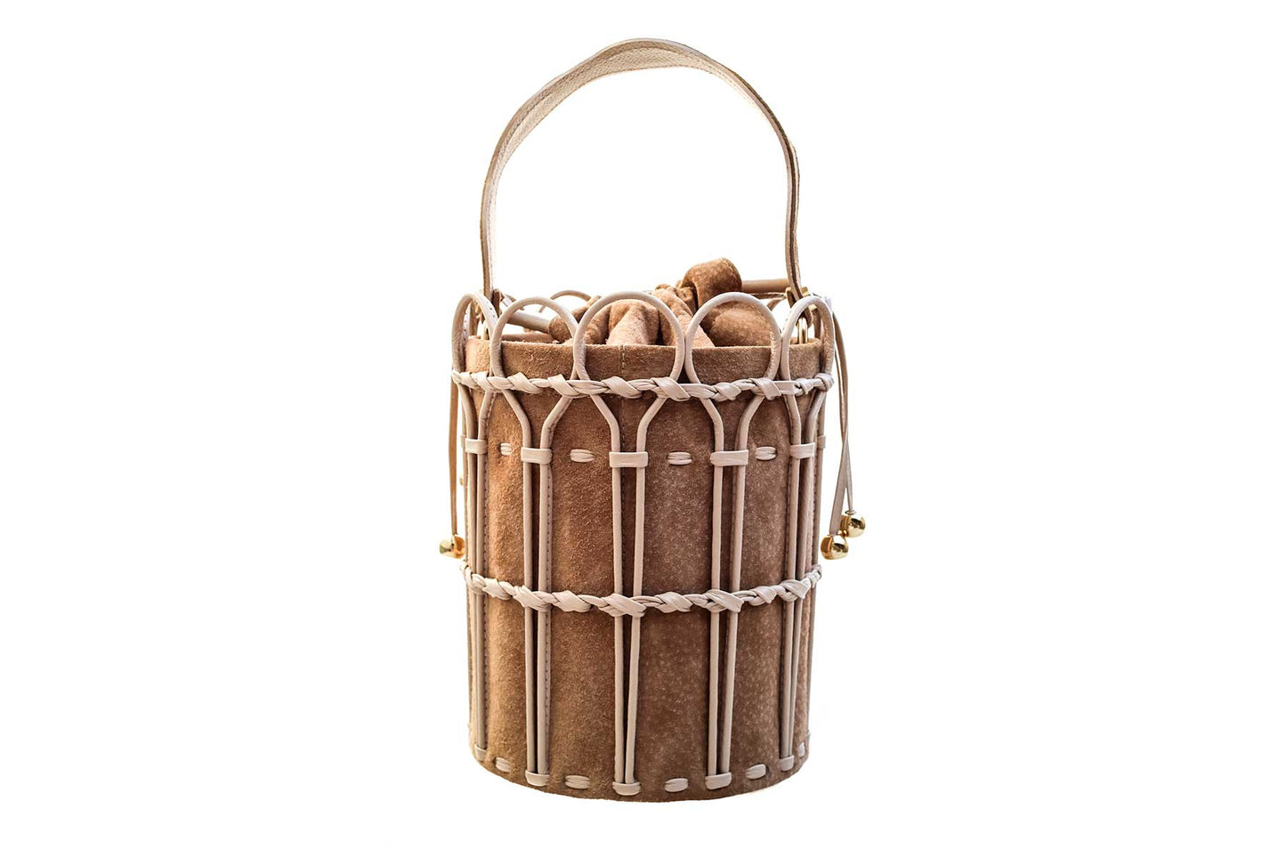 Bolsa Allegra Camurça Creme
