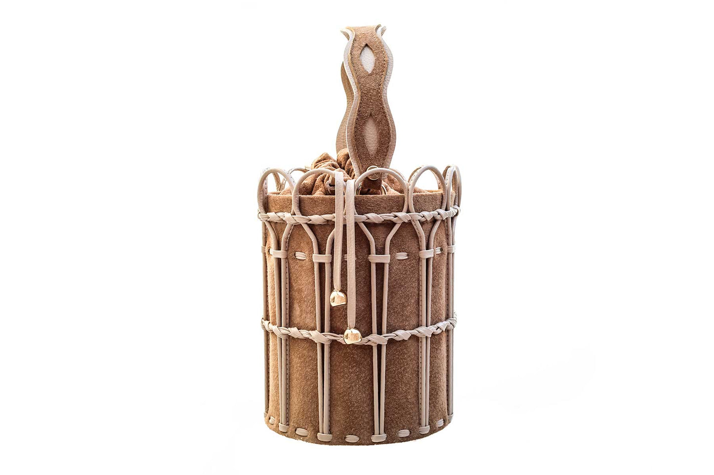 Bolsa Allegra Camurça Creme