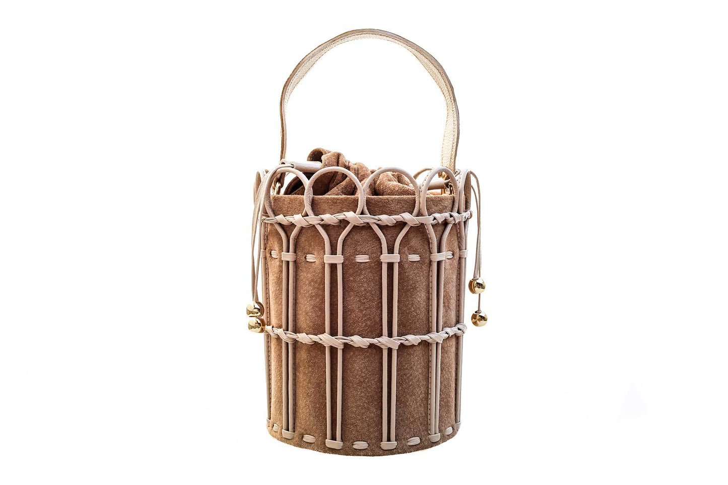 Bolsa Allegra Camurça Creme