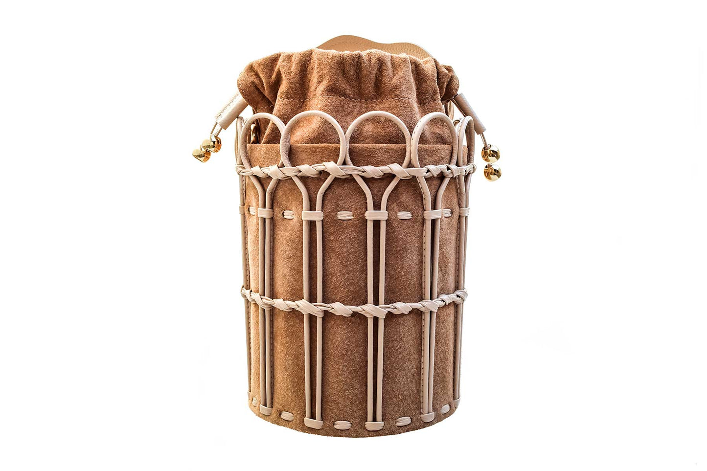 Bolsa Allegra Camurça Creme