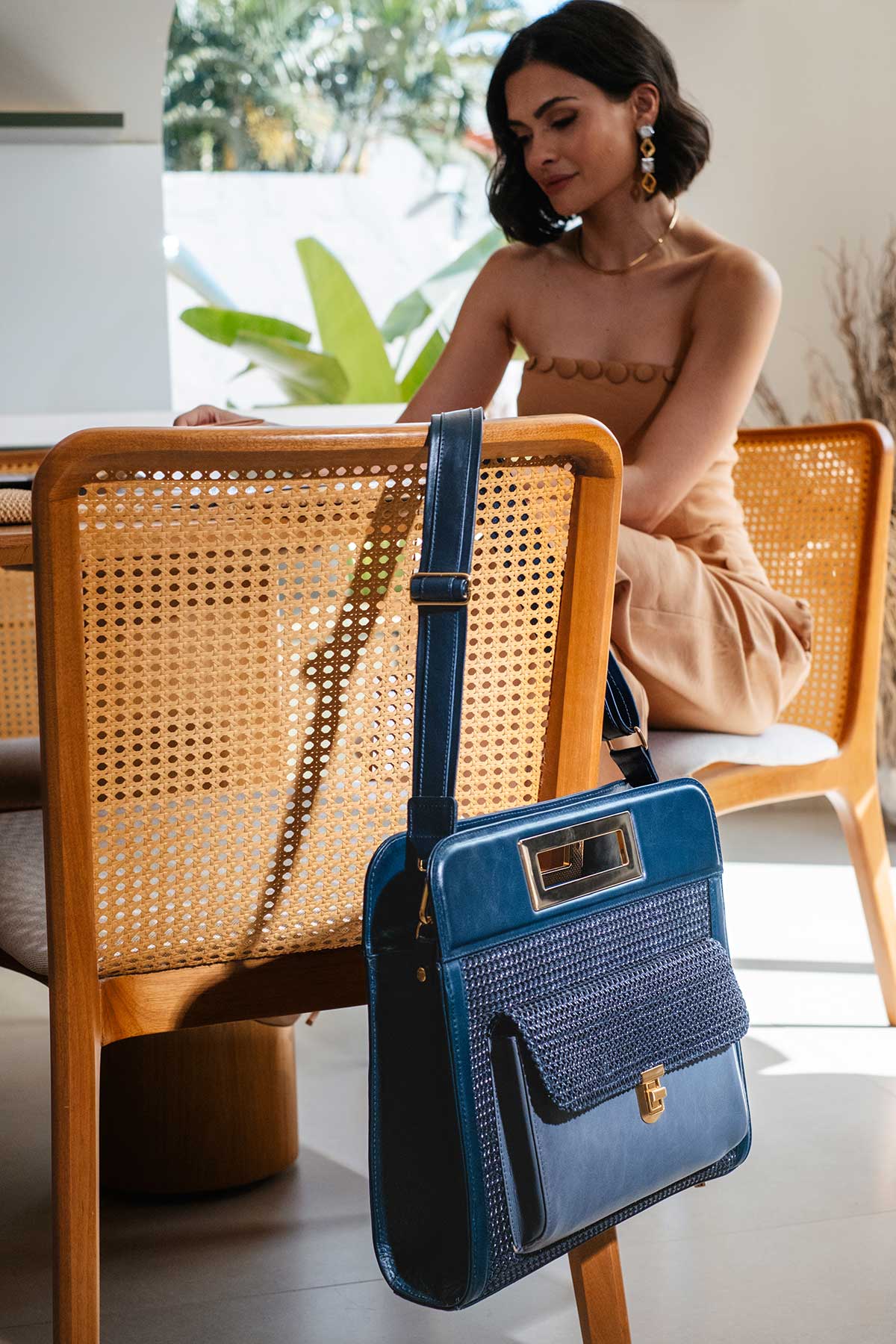 Bolsa Camila Azul Indigo