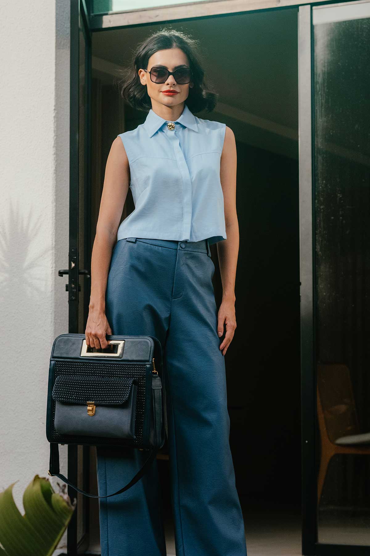Bolsa Camila Azul Indigo