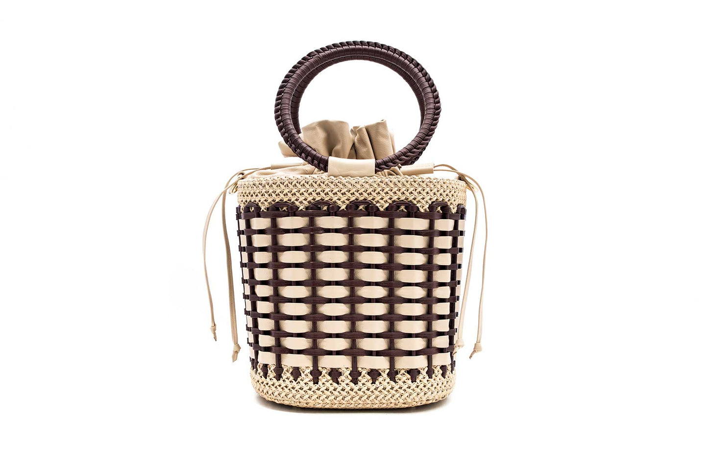 Bolsa Iva Creme c/ Café