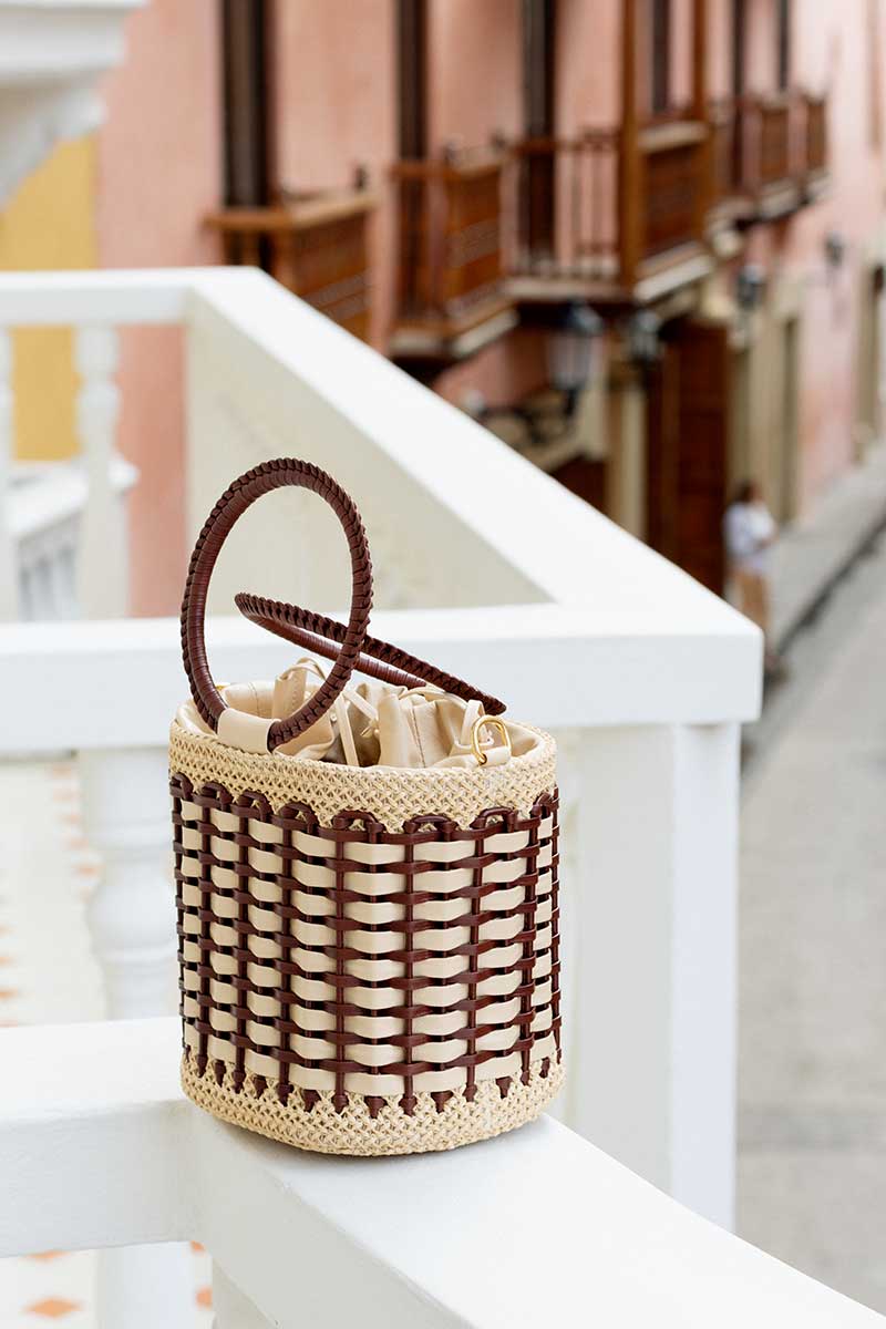 Bolsa Iva Creme c/ Café