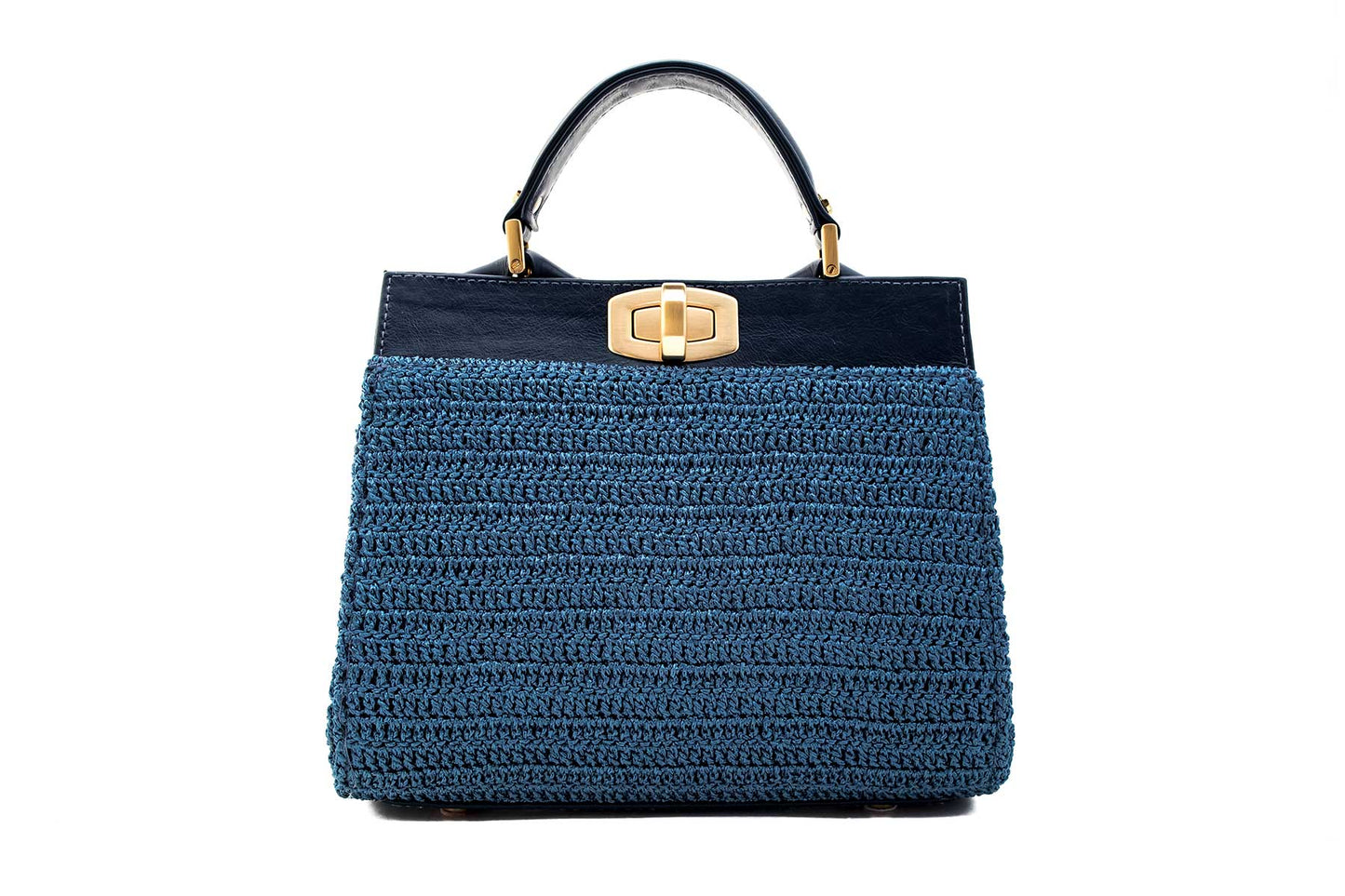 Bolsa Lia Crochê Azul