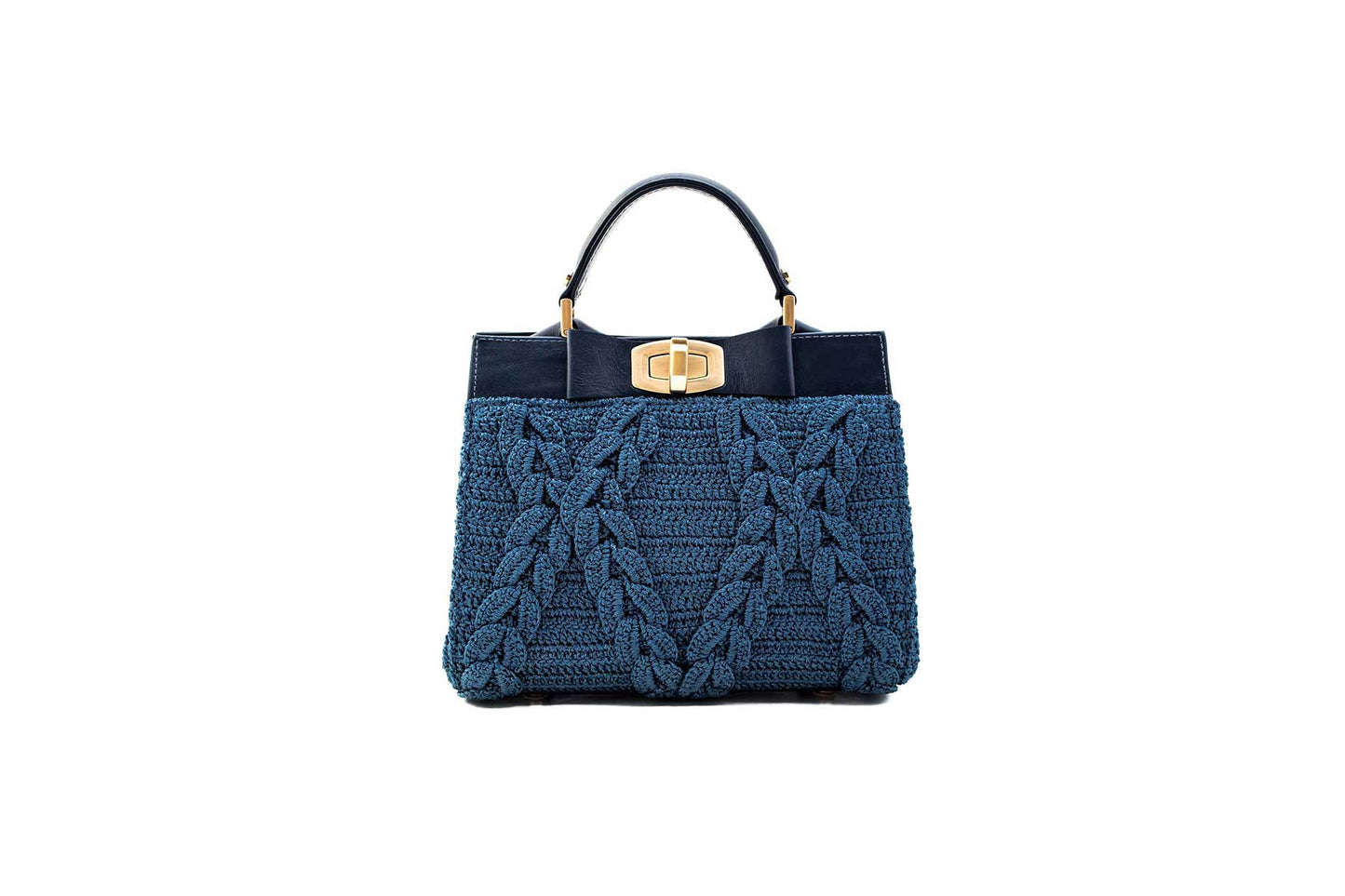 Bolsa Lia Crochê Azul