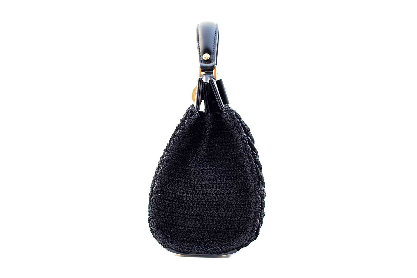 Bolsa Lia Crochê Preta