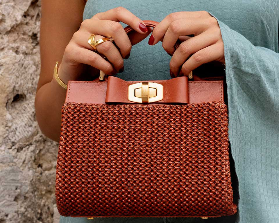 Bolsa Lia Mini Canela