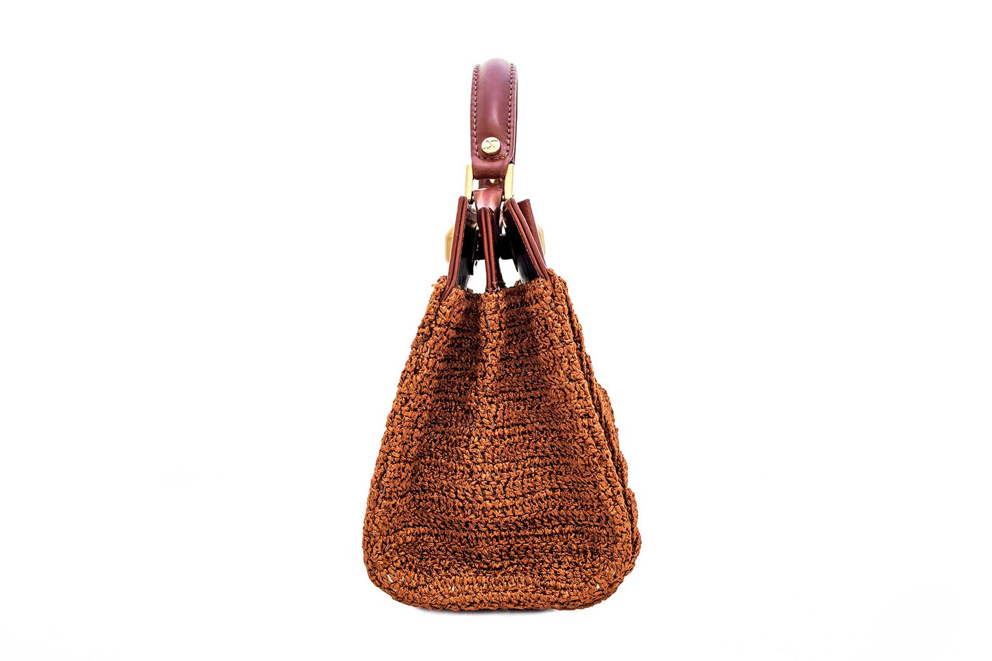 Bolsa Lia Crochê Canela