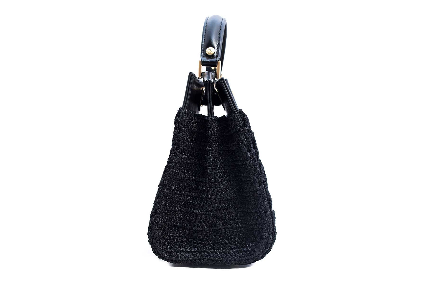 Bolsa Lia Mini Crochê Preta