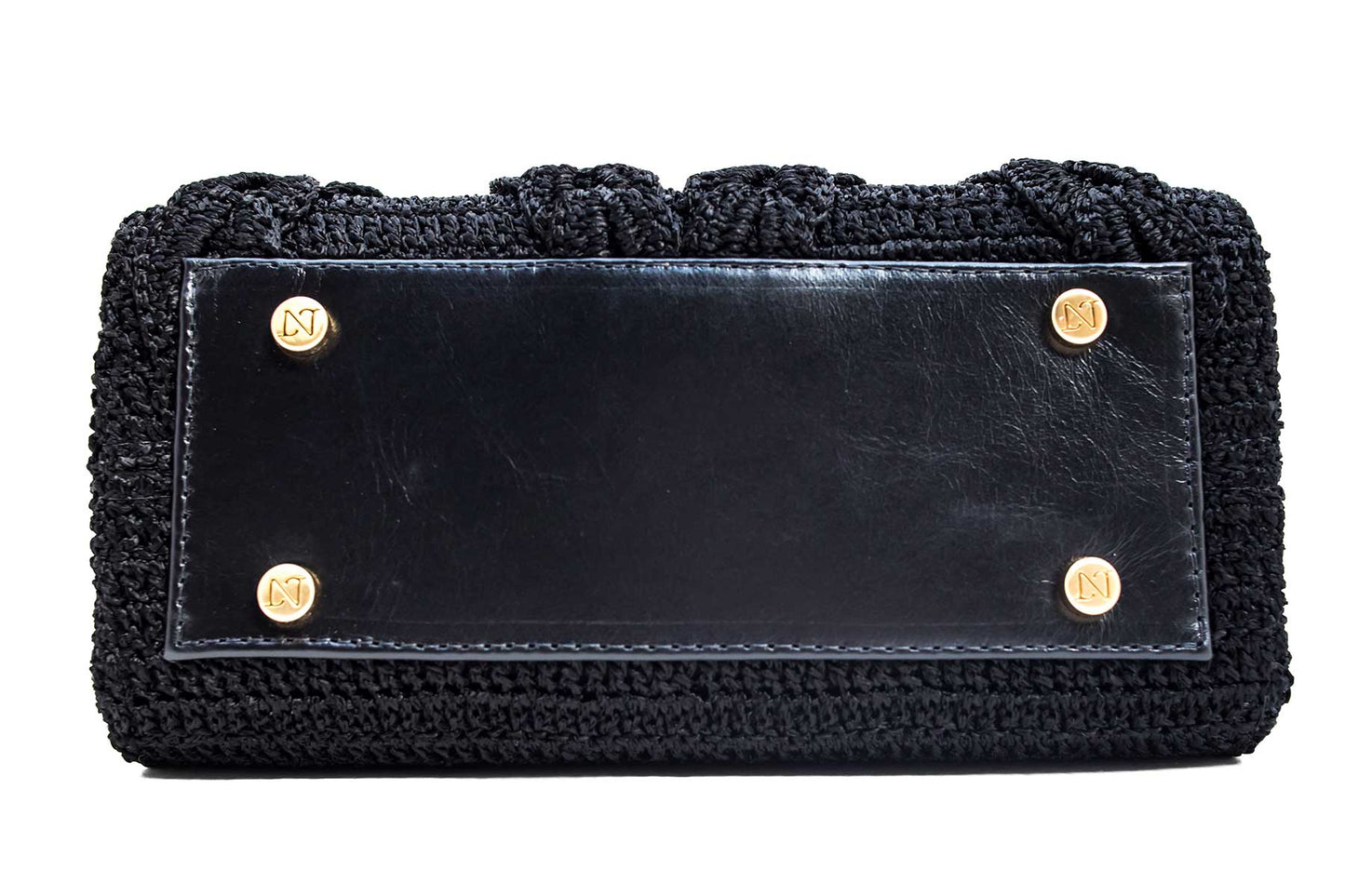 Bolsa Lia Mini Crochê Preta