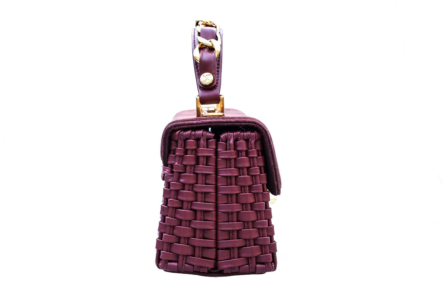 Bolsa Lu Rajão Camurça Bordô