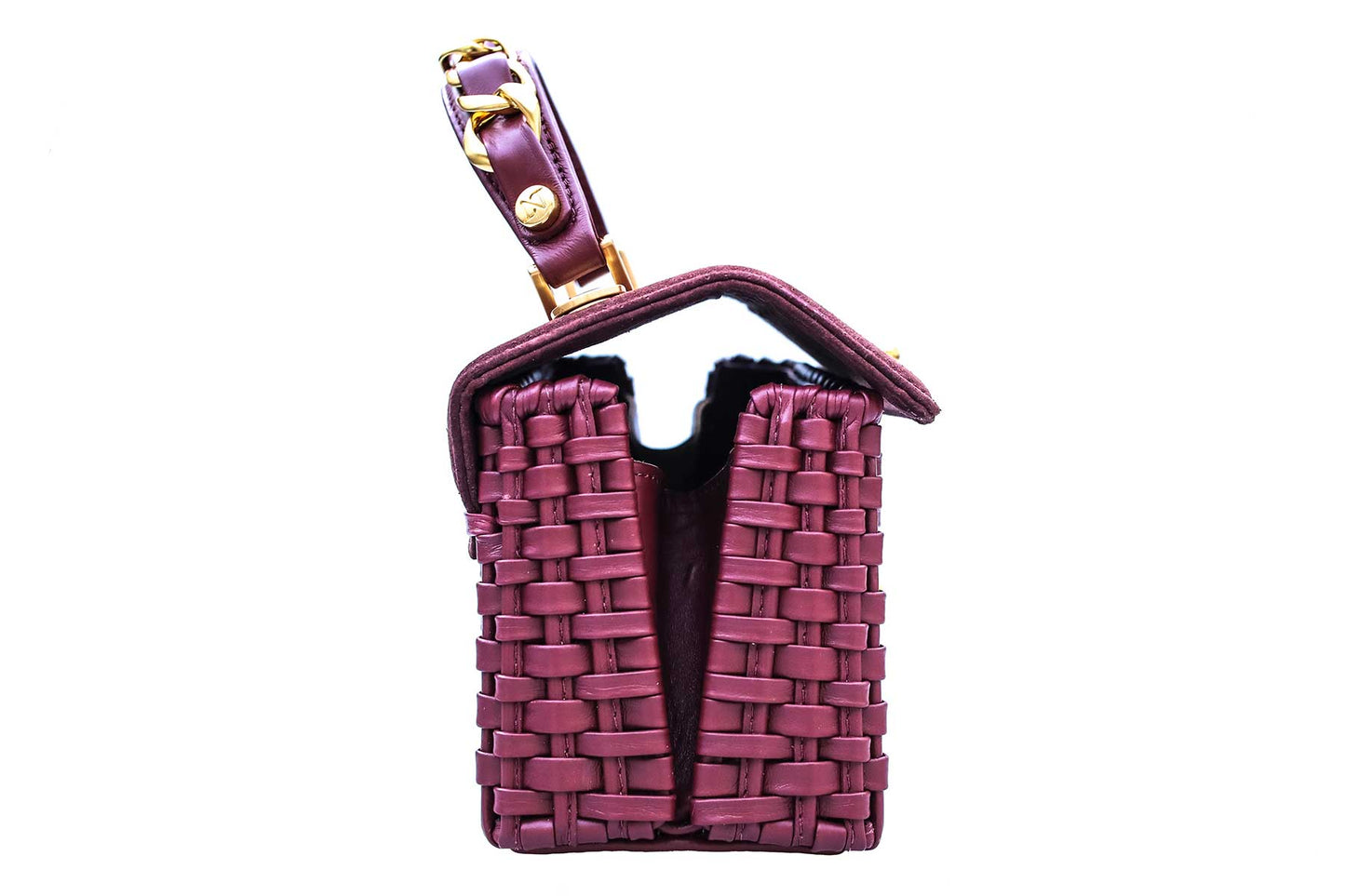 Bolsa Lu Rajão Camurça Bordô