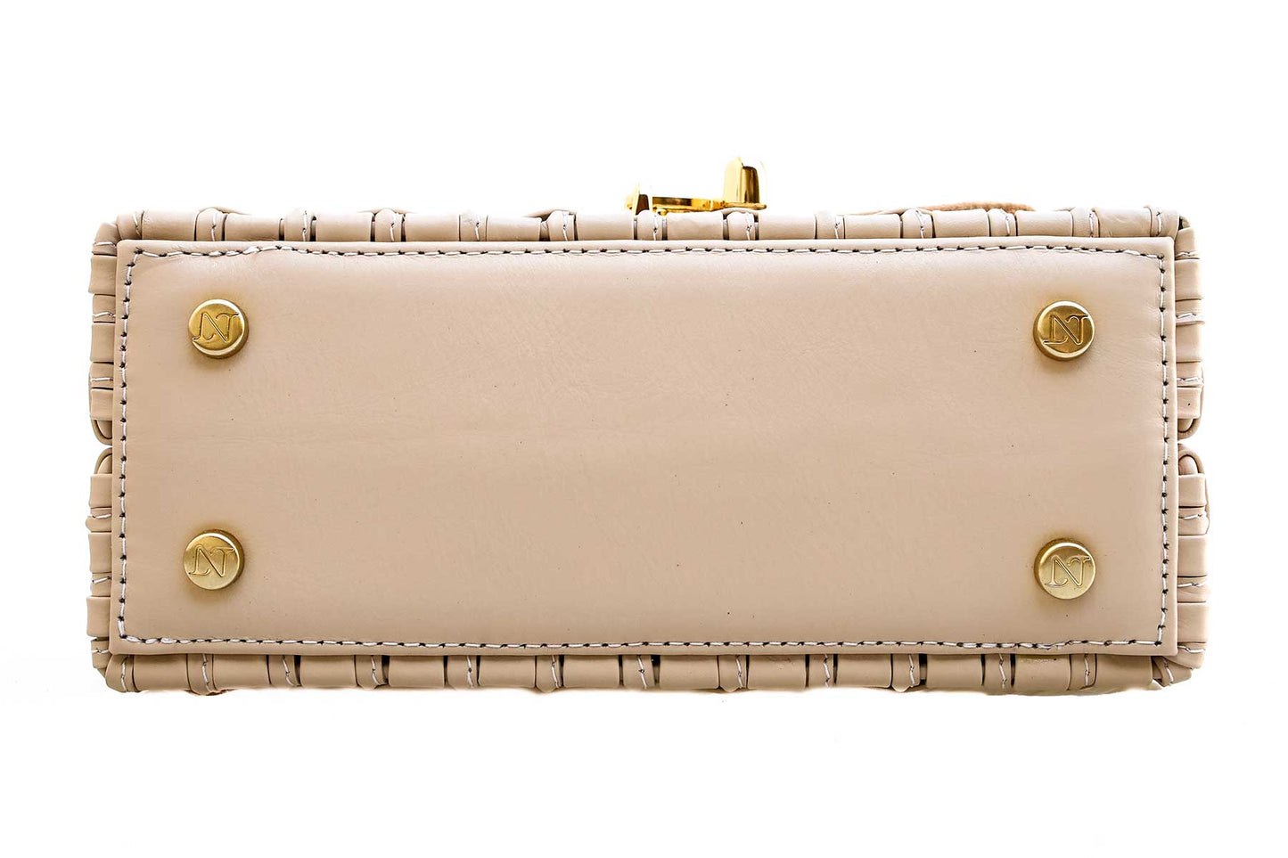 Bolsa Lu Rajão Camurça Creme