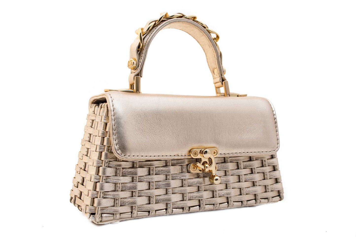 Bolsa Lu Rajão Dourada