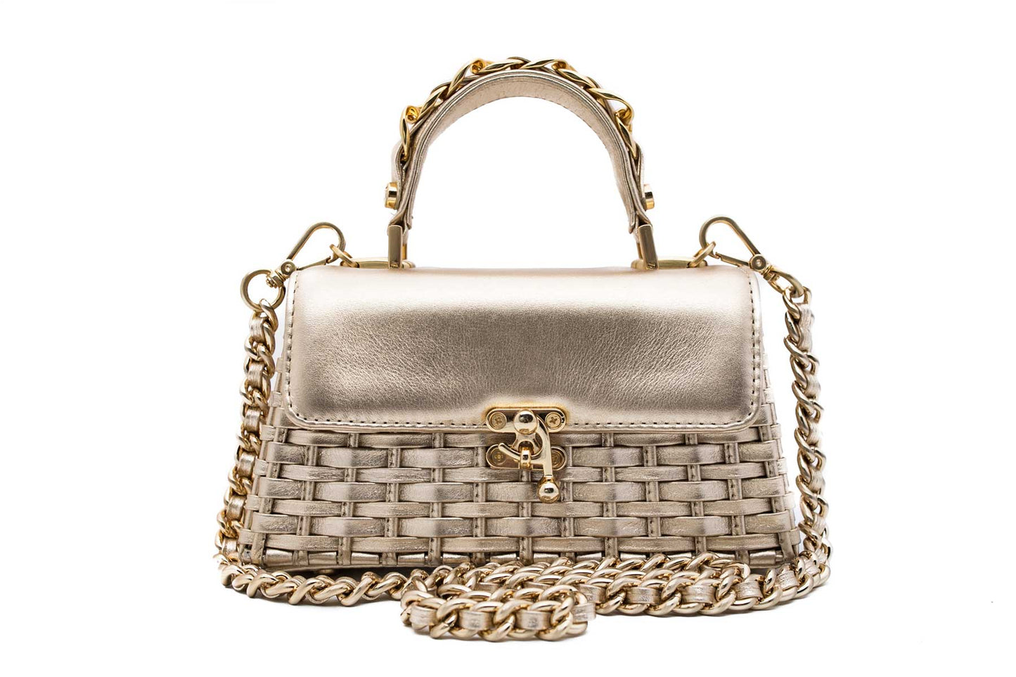 Bolsa Lu Rajão Dourada