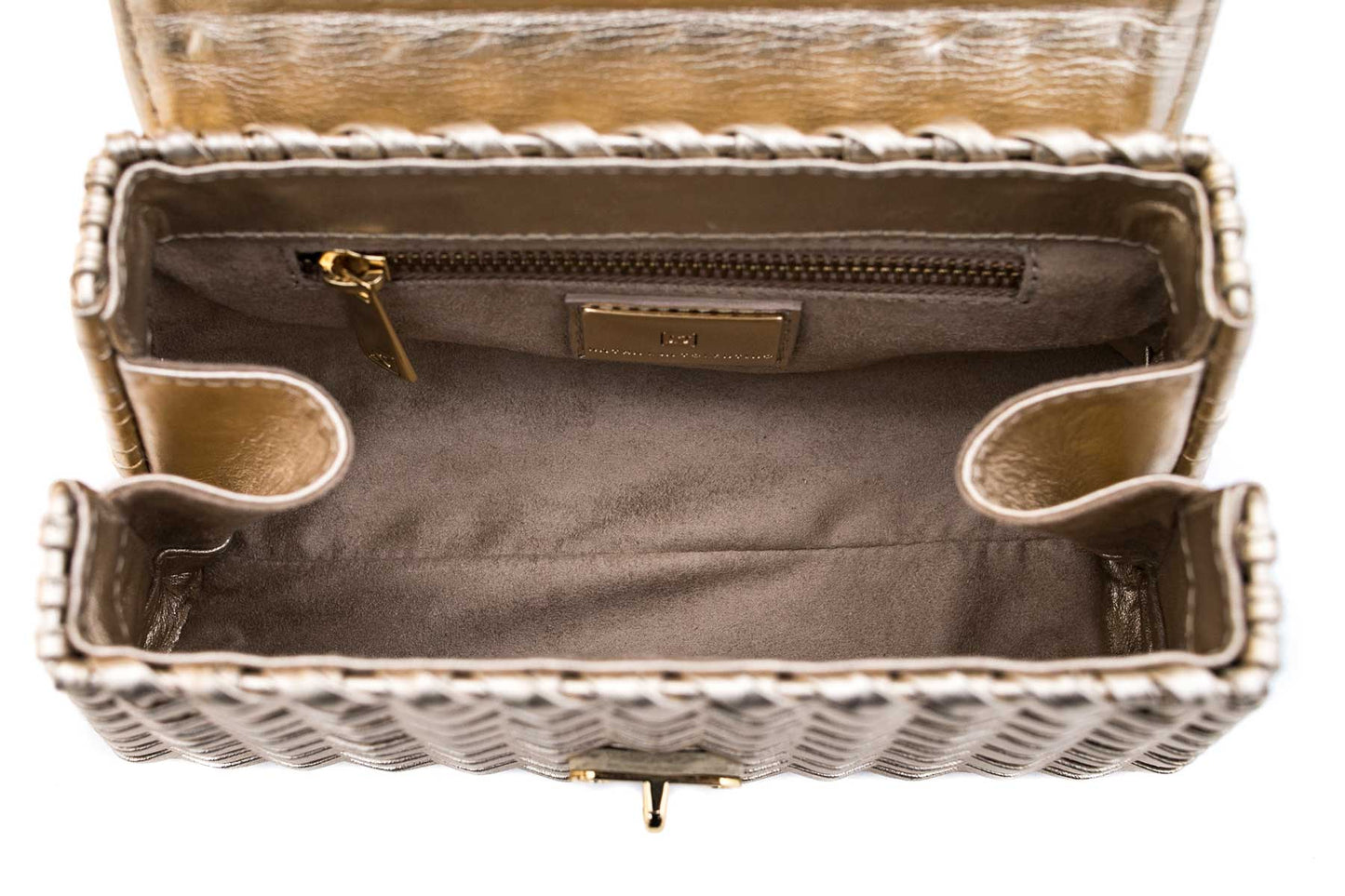 Bolsa Lu Rajão Dourada