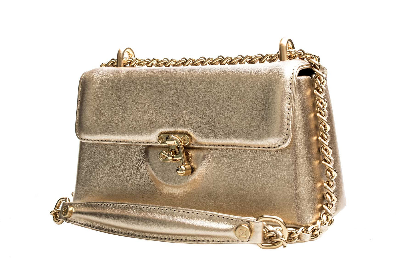 Bolsa Luciana Mini Dourada