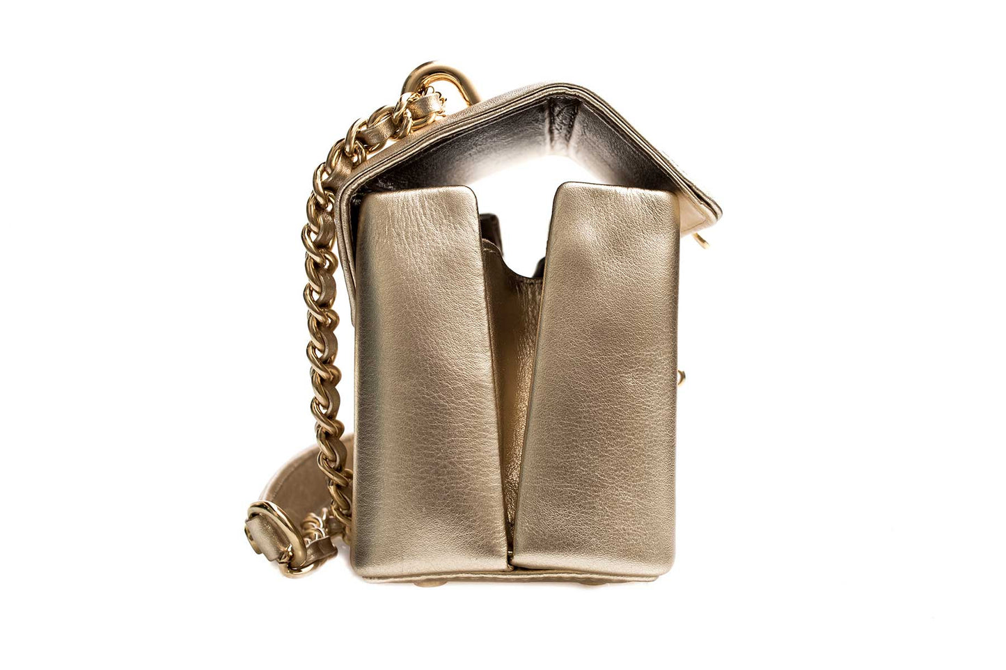 Bolsa Luciana Mini Dourada