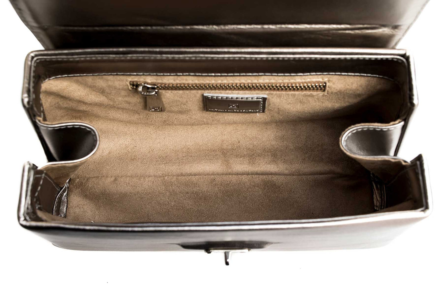 Bolsa Luciana Prata Envelhecida