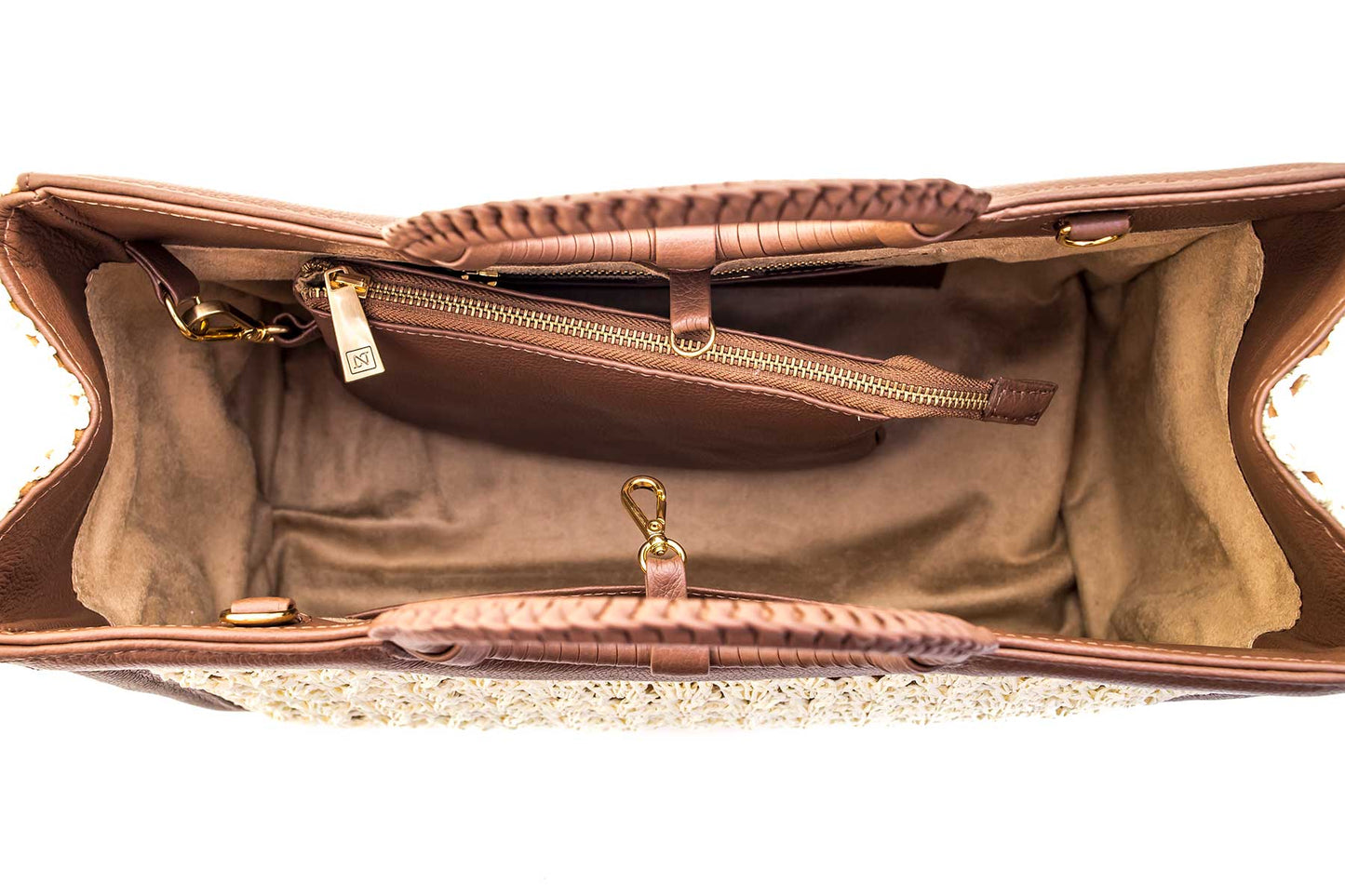 Bolsa Marcela Camurça Caramelo