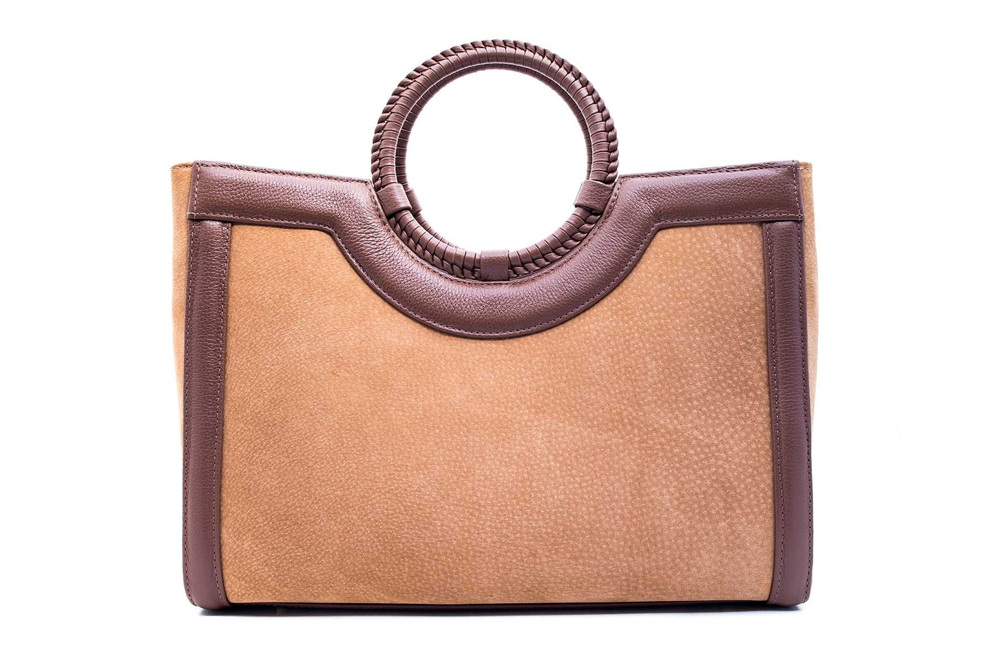 Bolsa Marcela Camurça Caramelo