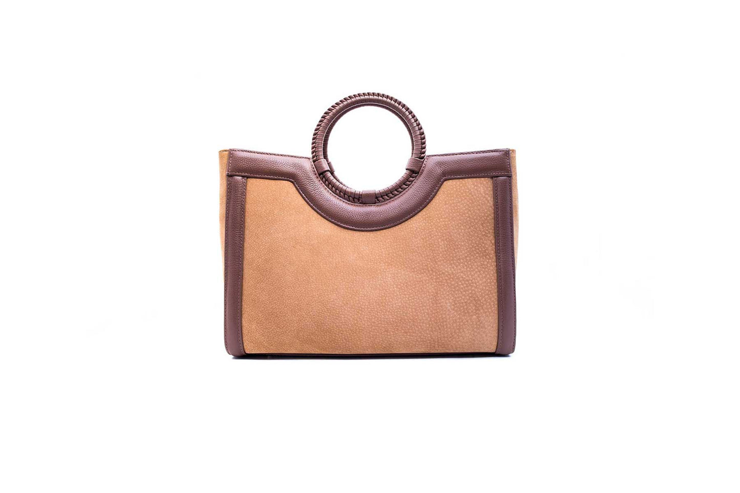 Bolsa Marcela Camurça Caramelo