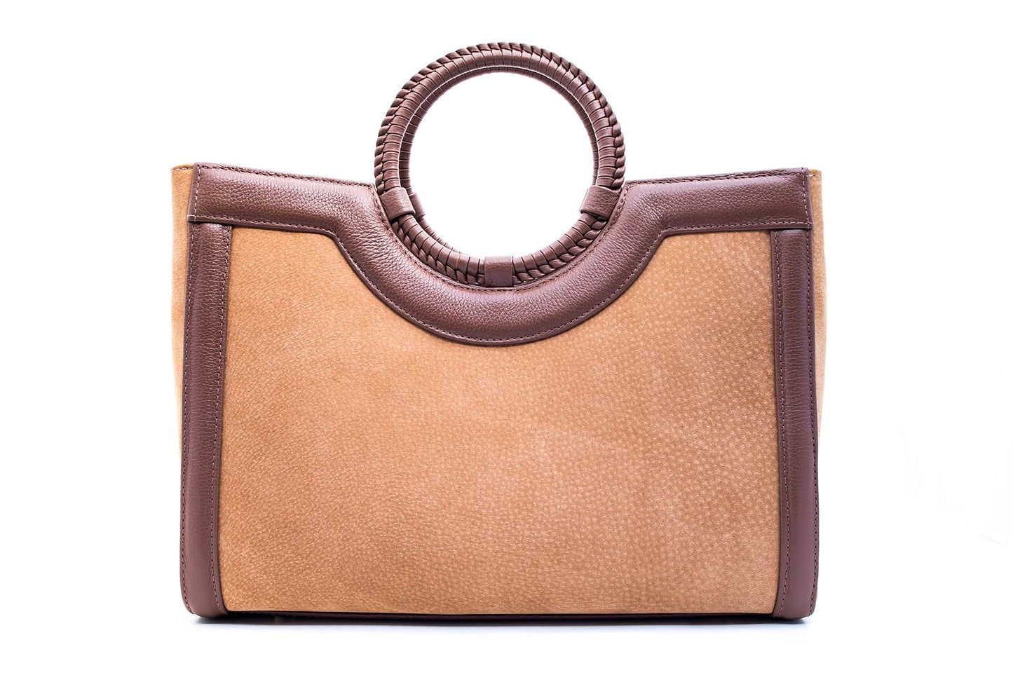 Bolsa Marcela Camurça Caramelo