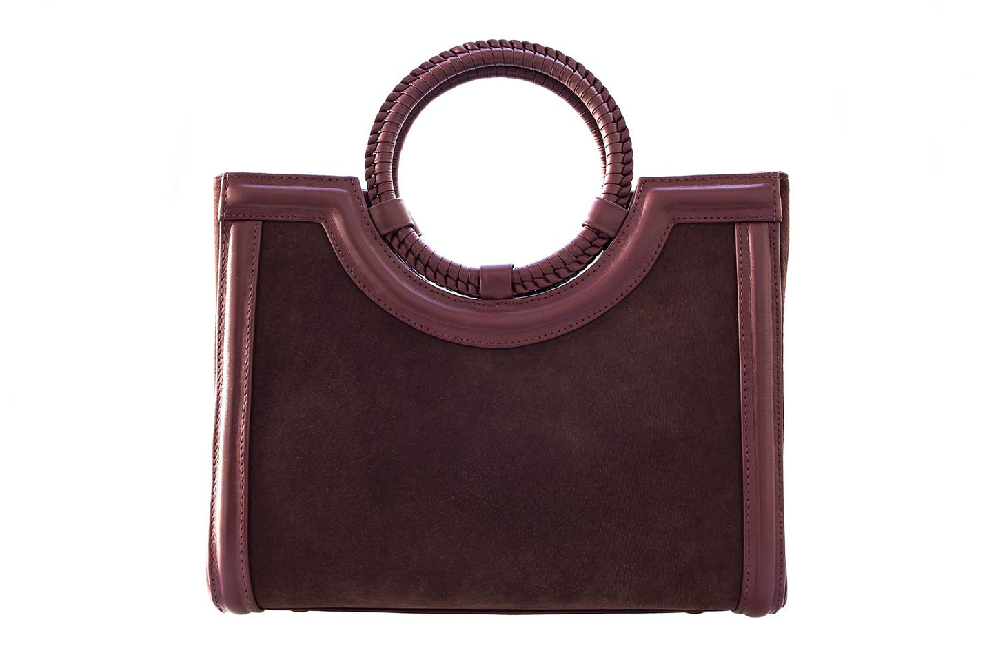 Bolsa Marcela Mini Camurça Bordô