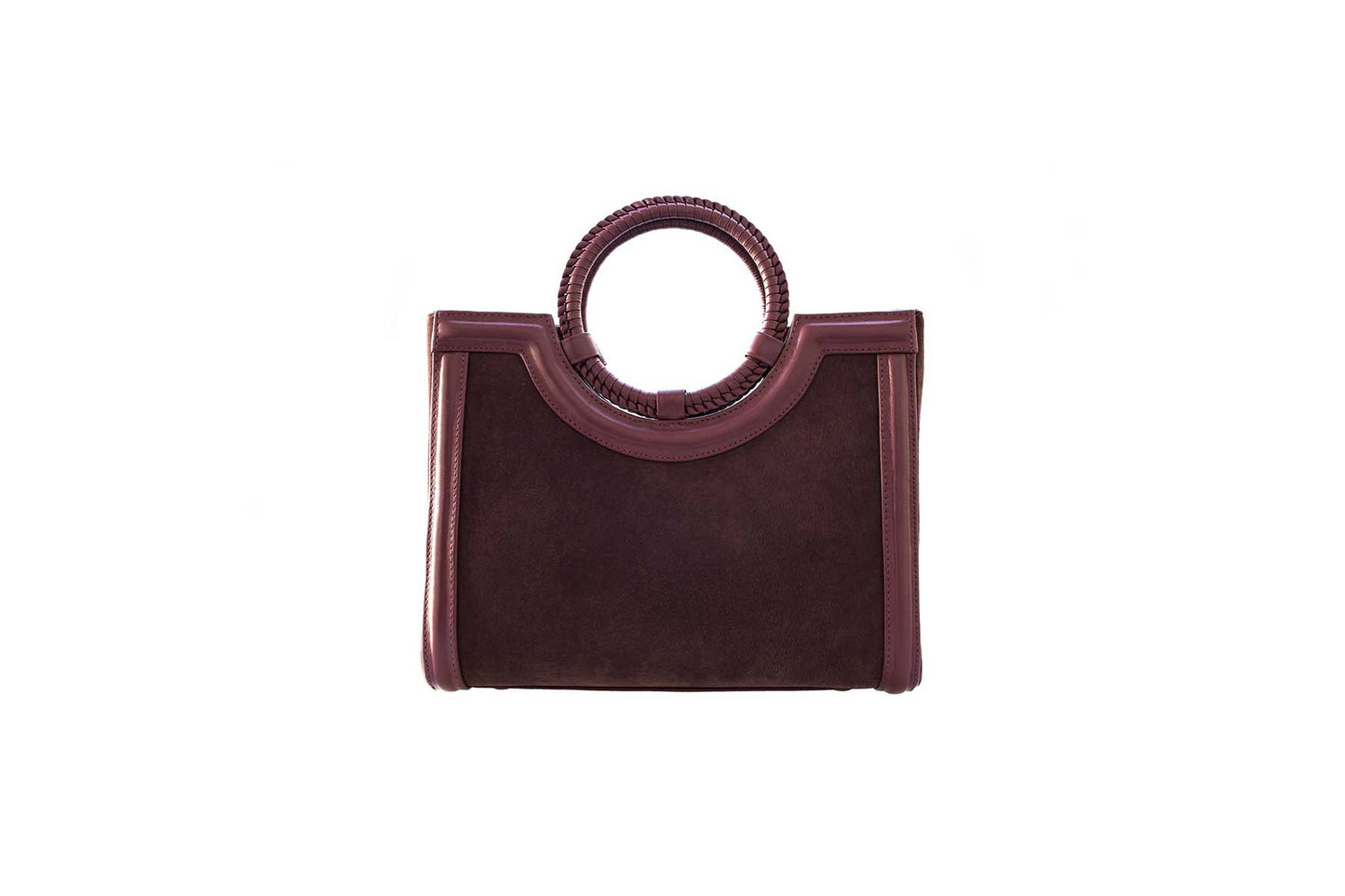 Bolsa Marcela Mini Camurça Bordô