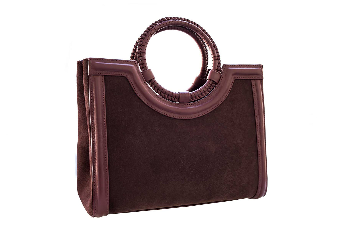 Bolsa Marcela Mini Camurça Bordô