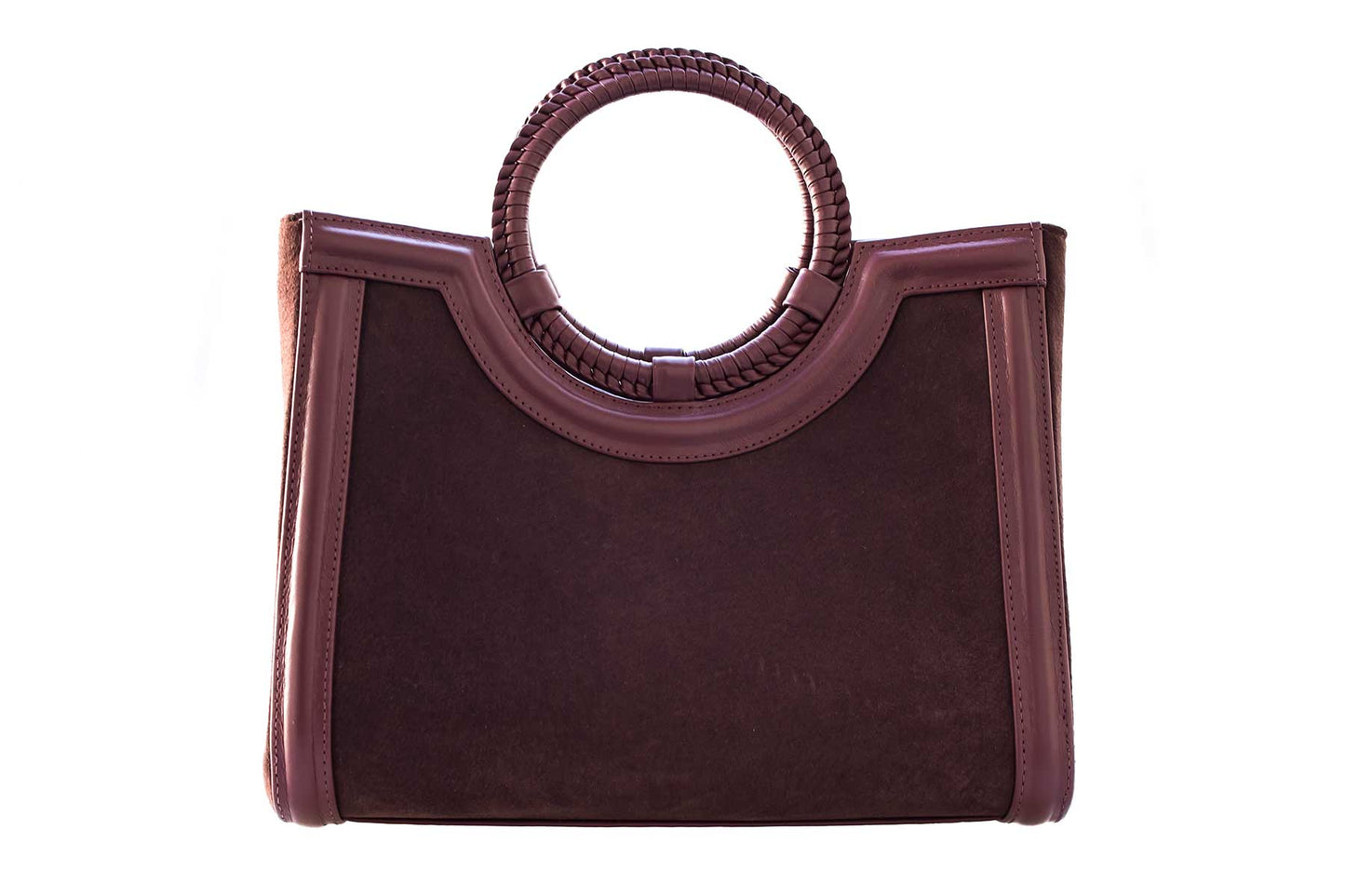 Bolsa Marcela Mini Camurça Bordô
