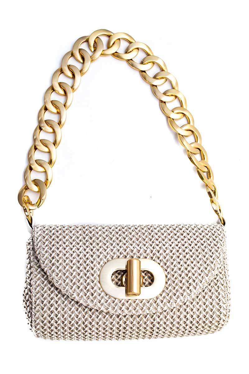 Bolsa Miriam Média Off-White