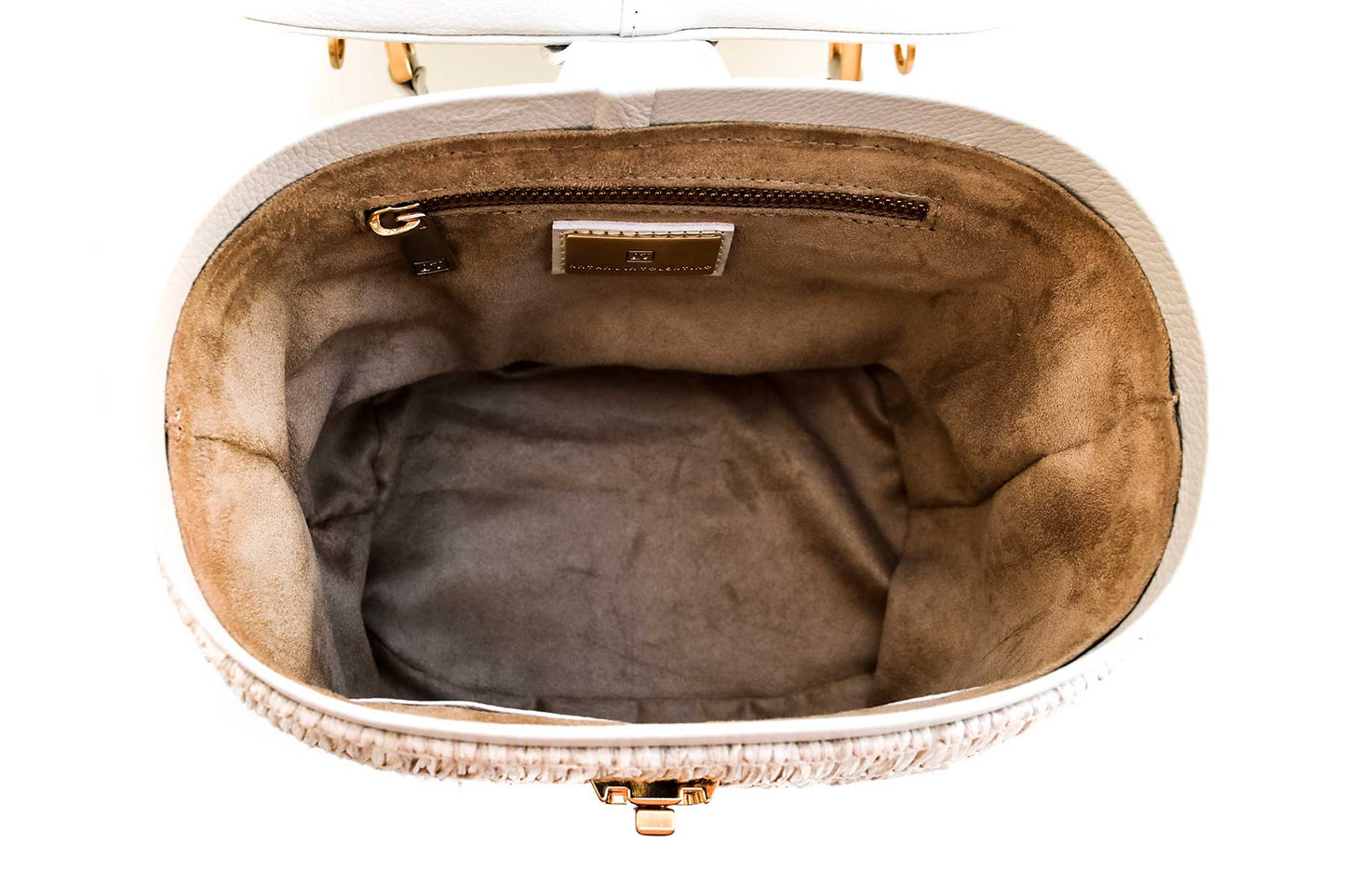 Bolsa Olga Ráfia Natural Off-White