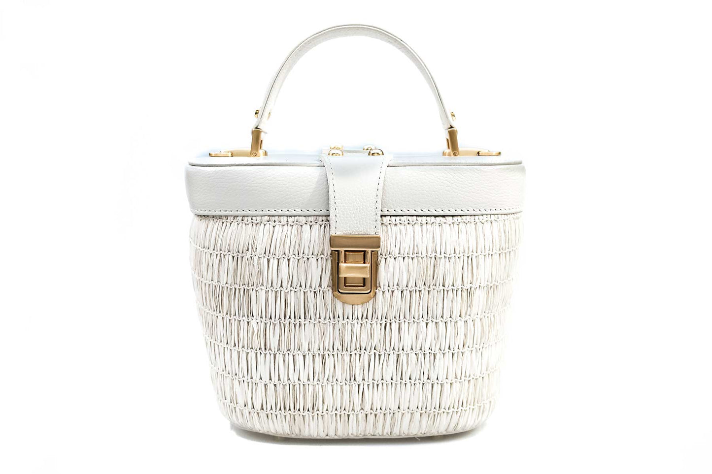 Bolsa Olga Ráfia Natural Off-White