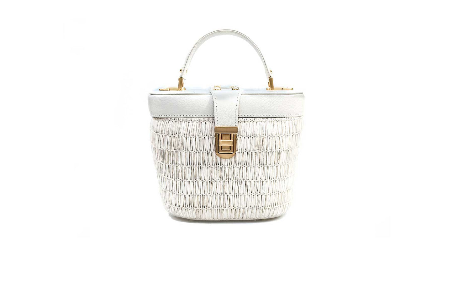 Bolsa Olga Ráfia Natural Off-White